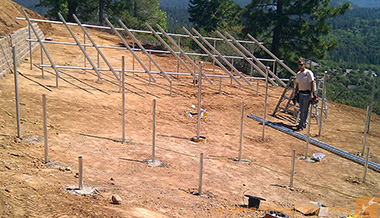 ProSolar GroundTrac with Schedule 40 pipe