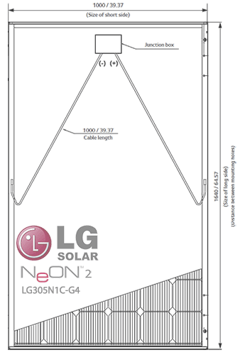 LG NeON 2 LG305N1C-G4 dimensions