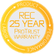 RECs 25+ year Warranty
