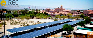 REC commercial solar panel system USA
