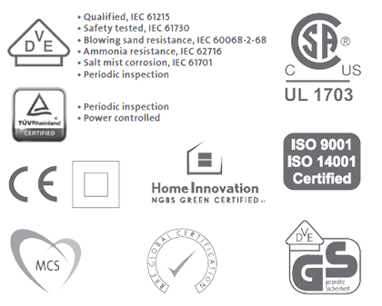 SW XL MONO certifications