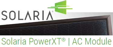 Solaria PowerXT AC solar panel specifications