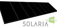 Solaria black solar panels