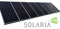 Solaria residential solar panels