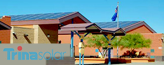 Trina school solar panel system