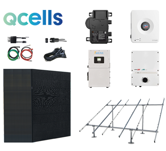 13.76 kW QCells 430W Ground Mount Solar Kit | Wholesale DIY