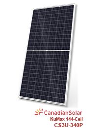 Kuma Sunページ Canadian Solar KuMax CS3U-340P 340W Solar Panel - Low Cost
