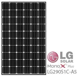 LG Mono X Plus LG290S1C-A5 Solar Panel - [DISCONTINUED]
