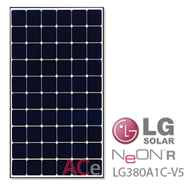 LG NeON R ACe LG380A1C-V5 380W Solar Panel [DISCONTINUED]