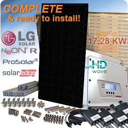 17kW LG NeON R Solar Panel System [DISCONTINUED]