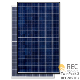邦楽 PEEKAN REC TwinPeak 2 REC285TP2 Solar Panel - 285 Watt