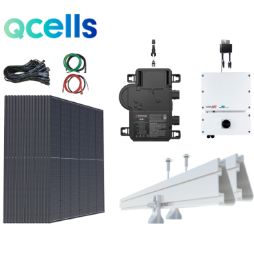 10.53 KW QCELLS 405W Residential Grid Tied Solar System