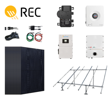 11.76 KW REC420AA Pure 2 Ground Mount System Kit
