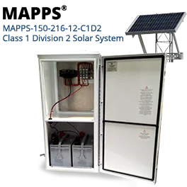 150 Watt 12 Volt Class 1 Division 2 Solar Power System