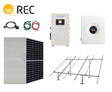 28.35 kW REC Alpha Pro M Series Ground Mount System