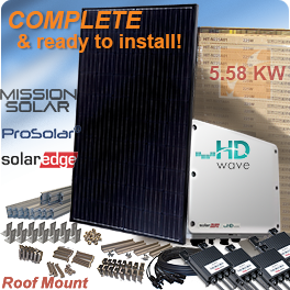 5.58 KW Mission Solar MSE310SQ8T DIY Solar System