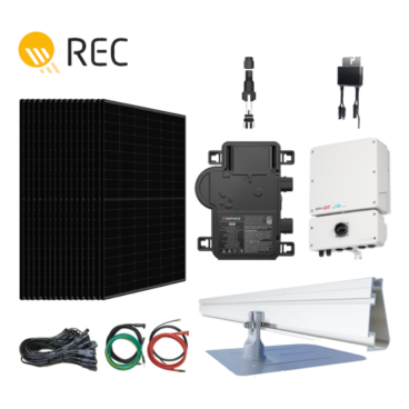 8.2 KW REC410AA Pure R Roof Mounted Solar System Kit