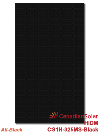 Canadian Solar CS1H-325MS-Black HiDM Solar Panel - Low Price