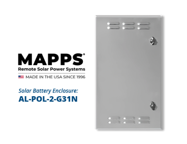MAPPS Weatherproof Two Group 31 Battery Enclosure