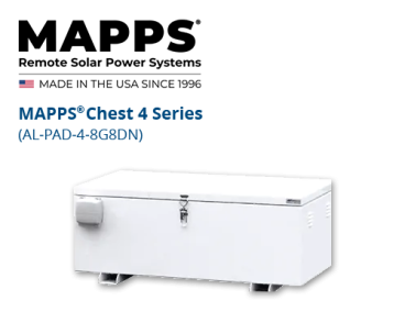 Pad-Mounted Outdoor Four Group 8D Battery Enclosure