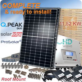 11.52 KW Q.PEAK DUO G5 320 Solar Panel System