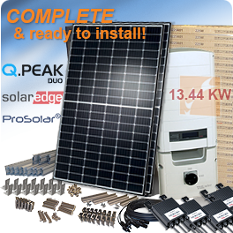 13.44 KW Q.PEAK DUO G5 320 Ground Mount Solar Power System