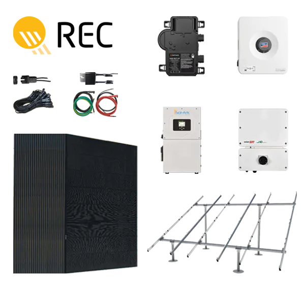 14.4 KW REC450AA Pure-RX Solar Ground Mount System Kit
