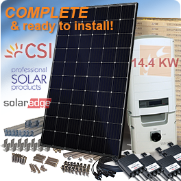 14.4kW SuperPower CS6K300MS solar panel system