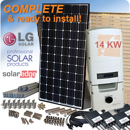 14kW Home LG NeON R LG350Q1C-A5 Solar Panel System