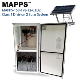 150 Watt 12 Volt Class 1 Division 2 Solar Power System