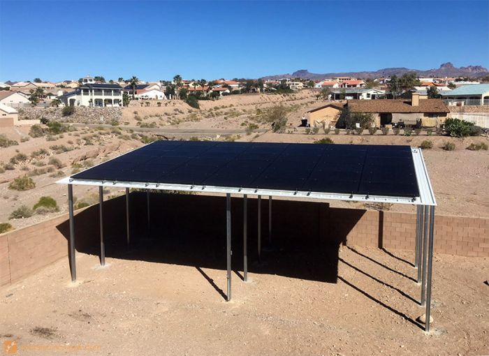 13.86 KW Solaria / SolarEdge Solar Carport System