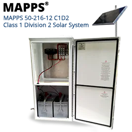 50 Watt 2-Battery Class 1 Division 2 Solar System