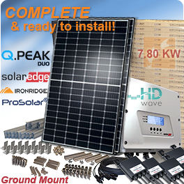 7.8kW Q CELLS Q.PEAK DUO G5 Low-Priced Ground Mounted Solar System