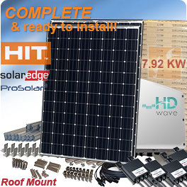 7.92kW Panasonic HIT N330 Solar Panel System