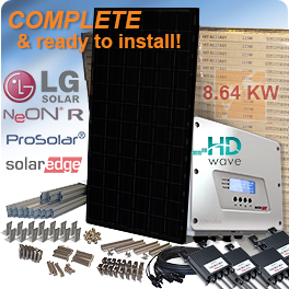 8.64kW LG NeON R LG360Q1CA5 Solar Panel System