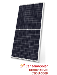 Canadian Solar KuMax CS3U-350P 350W Solar Panel - Low Price
