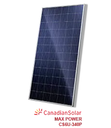 Canadian Solar CS6U-340P 340W MaxPower Solar Panel