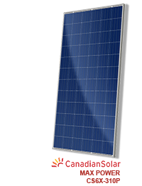 Canadian Solar CS6X-310P Solar Panel - 310 Watt Max Power