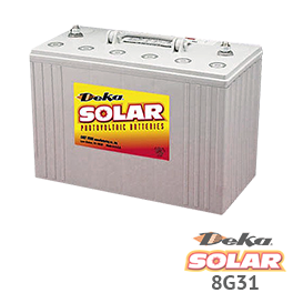 Deka Solar 8G31 Sealed Gel Cell Battery - Low Wholesale Price