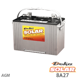 Deka Solar 8A27 AGM Battery - Low Wholesale Price
