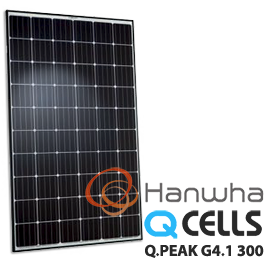 Hanwha Q.PEAK G4.1 300 300W Q CELLS Solar Panel - Low Price