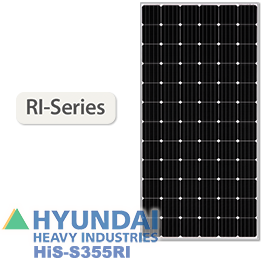Hyundai HiS-S355RI 355W Solar Panel - Low Price