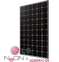 LG LG305N1C-G4 Solar Panel - NeON 2 - Wholesale Price