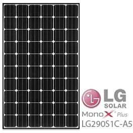 LG Mono X Plus LG290S1C-A5 Solar Panel - Wholesale