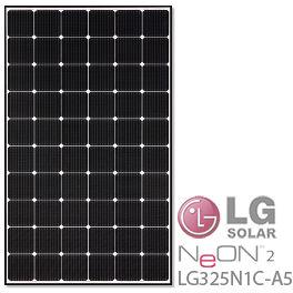 LG NeON 2 LG325N1C-A5 325 Watt Solar Panel