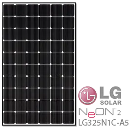 LG NeON 2 LG325N1C-A5 325 Watt Solar Panel [DISCONTINUED]