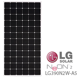 LG NeON 2 LG390N2W-A5 390W 72-Cell Solar Panel