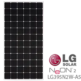 LG NeON 2 LG395N2W-A5 395W 72-Cell Solar Panel - [DISCONTINUED]