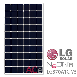LG NeON R ACe LG370A1C-V5 370W AC Solar Panel - Low Price