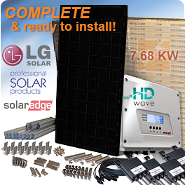 7.68kW LG NeON 2 LG320N1KA5 Low-Price Solar Panel System